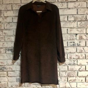 Vintage Harold’s Moleskin Long sleeve dress size 6 Soft & Luxurious